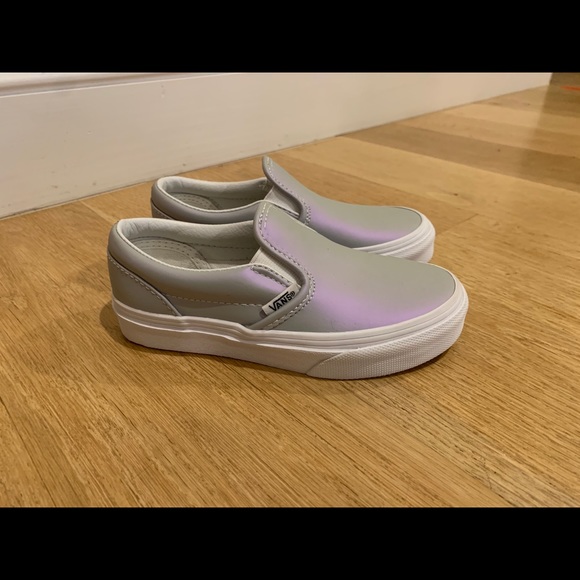 vans muted metallic slip on